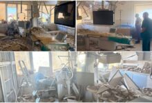 Наслідки російського удару по Інституту кардіології в Києві
