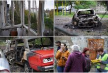 На місці російського удару (фото Суспільне Миколаїв)