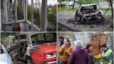 На місці російського удару (фото Суспільне Миколаїв)