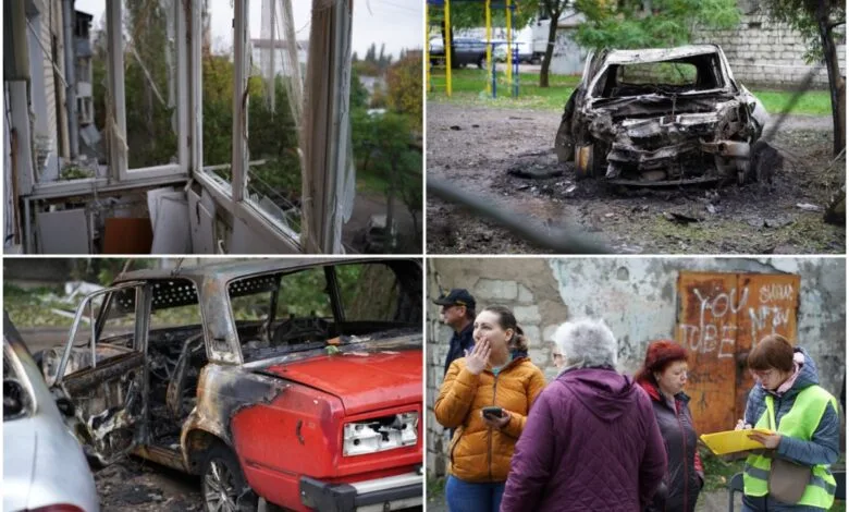 На місці російського удару (фото Суспільне Миколаїв)