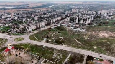 Окуповані Олешки (фото ЗМІ)