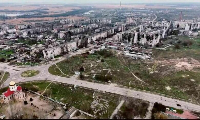 Окуповані Олешки (фото ЗМІ)