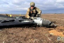 Знищення бойової частини ворожого дрона-камікадзе в Миколаївському районі