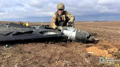 Знищення бойової частини ворожого дрона-камікадзе в Миколаївському районі