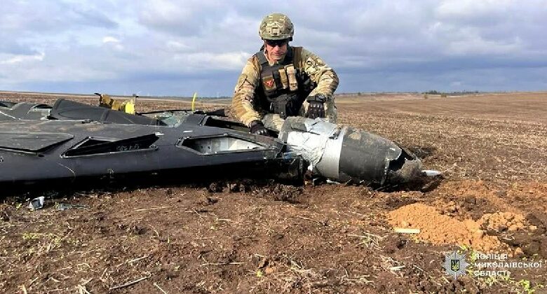 Знищення бойової частини ворожого дрона-камікадзе в Миколаївському районі