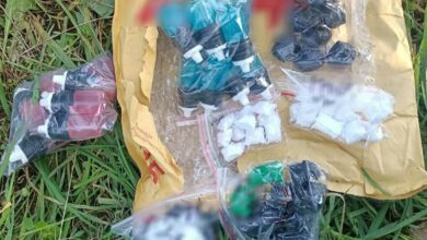 Пакунок із розфасованими наркоречовинами, вилучений у чоловіка в Миколаєві