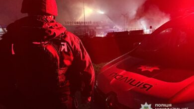Наслідки російського удару по торговельному центру в Первомайську