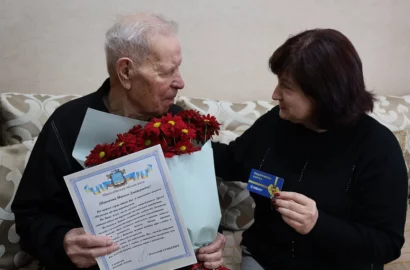Микола Малаков із Миколаєва, який відзначив 100-річний ювілей