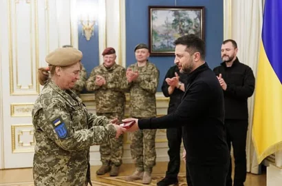Бойова медикиня Катерина Таран, нагороджена орденом "За мужність" ІІІ ступеня