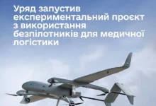 Доставка донорських органів та інших медичних вантажів безпілотниками в Україні