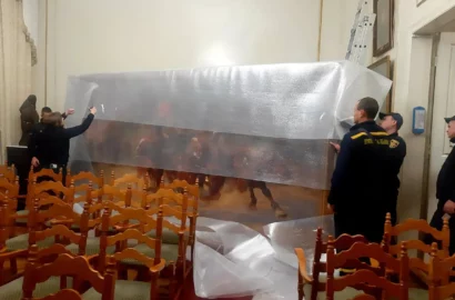 Повернення картини Альфонса Жаби «На пожежу» до Миколаївського художнього музею імені В. В. Верещагіна