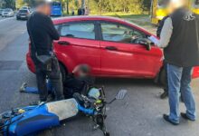 ДТП за участю Ford Fiesta та саморобного електроскутера в Миколаєві