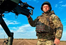 Збиття ударного безпілотника Shahed із великокаліберного кулемета на Миколаївщині