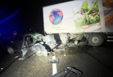 ДТП за участі вантажівки MAN TGX та легковика ВАЗ біля Південноукраїнська