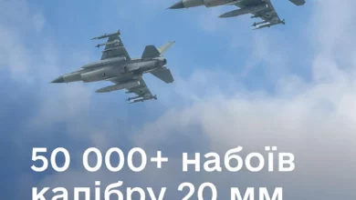 Передача данських боєприпасів для гармат F-16 для протидії реактивним «шахедам»