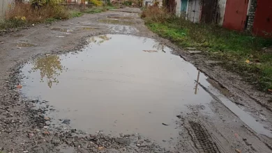 Дорога на вулиці Молодіжній у Широкій Балці, на стан якої скаржаться мешканці Миколаєва