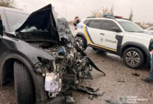 ДТП за участю кросовера Mazda CX-5 та вантажівки MAN у Баштанці