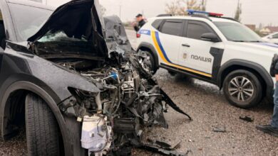 ДТП за участю кросовера Mazda CX-5 та вантажівки MAN у Баштанці