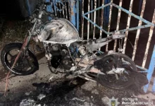 Матеріали справи про підпал мотоцикла у Первомайську