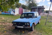 ВАЗ-2106, розшуканий поліцією після викрадення з двору в Миколаєві