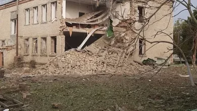 Наслідки обстрілу центру Дмитрівки на Миколаївщині