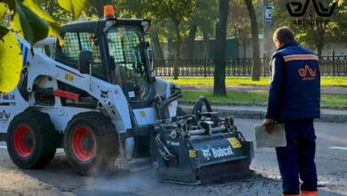 Ремонт дорожнього покриття на проспекті Центральному в Миколаєві