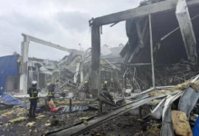Гіпермаркет «Метро» в Рівному, який атакували російські війська