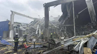 Гіпермаркет «Метро» в Рівному, який атакували російські війська