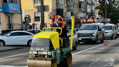 Ремонт дорожнього покриття на вулицях Миколаєва