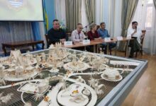 Картонний макет дитячого містечка «Казка», переданий Миколаївському обласному краєзнавчому музею