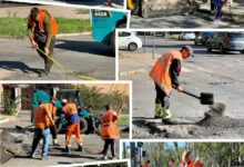 Підготовка дорожнього покриття в Миколаєві до асфальтування