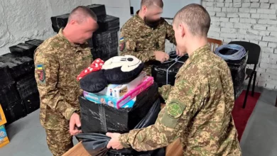 Доставка гуманітарної допомоги дронами жителям окупованих Олешок