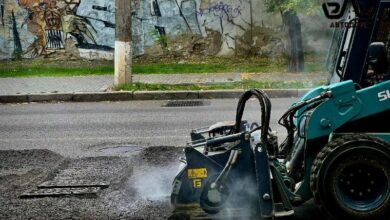 Ремонт дорожнього покриття та заміна решіток дощоприймачів у Миколаєві
