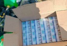 Тютюнові вироби та алкоголь, вилучені під час перевірки автомобіля в Казанці