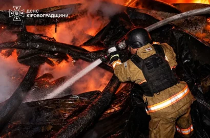 Наслідки масованої атаки російських безпілотників на Кіровоградщині