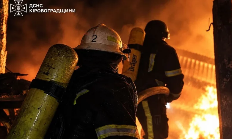 Наслідки масованої атаки російських безпілотників на Кіровоградщині