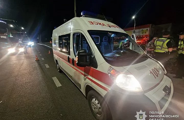ДТП за участю автомобіля швидкої допомоги на проспекті Центральному в Миколаєві