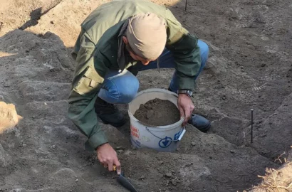 Кромлех на поселенні Гард-1 поблизу Південноукраїнська, який планують перенести до музею