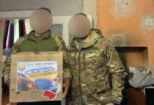 Передача військовослужбовцям допомоги, зібраної закладами освіти Миколаєва