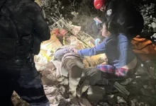 Наслідки російського удару по житловій п’ятиповерхівці в Запоріжжі
