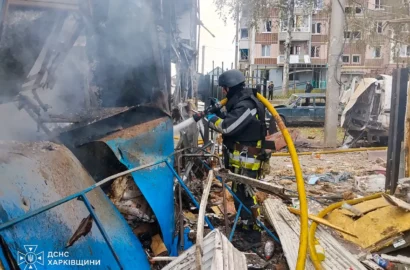 Наслідки російського ракетного удару по ринку в Лозовій