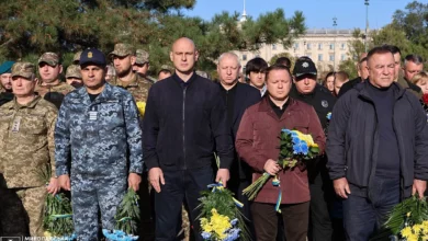 Церемонія вшанування загиблих захисників і захисниць України біля Алеї пам’яті в Миколаєві