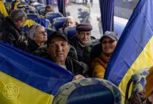 Повернення евакуйованих жителів Олешок на підконтрольну Україні територію