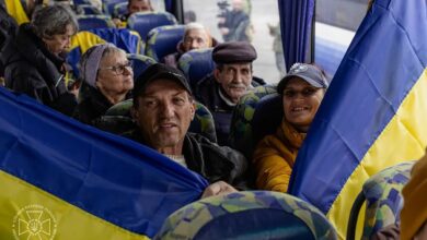 Повернення евакуйованих жителів Олешок на підконтрольну Україні територію