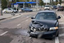 Зіткнення автомобілів Daewoo Nubira та ВАЗ-111830 у Миколаєві