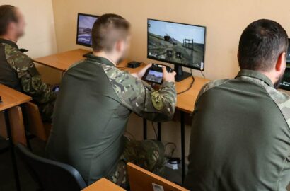 Поліцейський на псевдо Снайпер, інструктор операторів БпЛА стрілецького батальйону поліції Миколаївщини