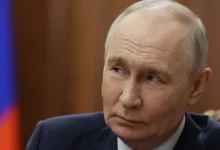 Володимир Путін під час виступу на засіданні дискусійного клубу «Валдай»