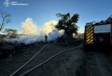 Рятувальники гасять пожежу на Миколаївщині