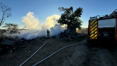 Рятувальники гасять пожежу на Миколаївщині