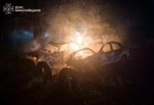 Наслідки нічної атаки на Миколаїв (фото ДСНС)